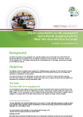 West Nile infection mapping tools: meeting report