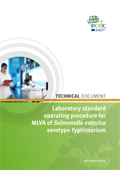 Cover of the Technical Document "Laboratory Salmonella Typhimurium MLVA"