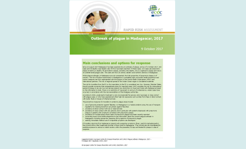 Rapid risk assessment: Outbreak of plague in Madagascar, 2017