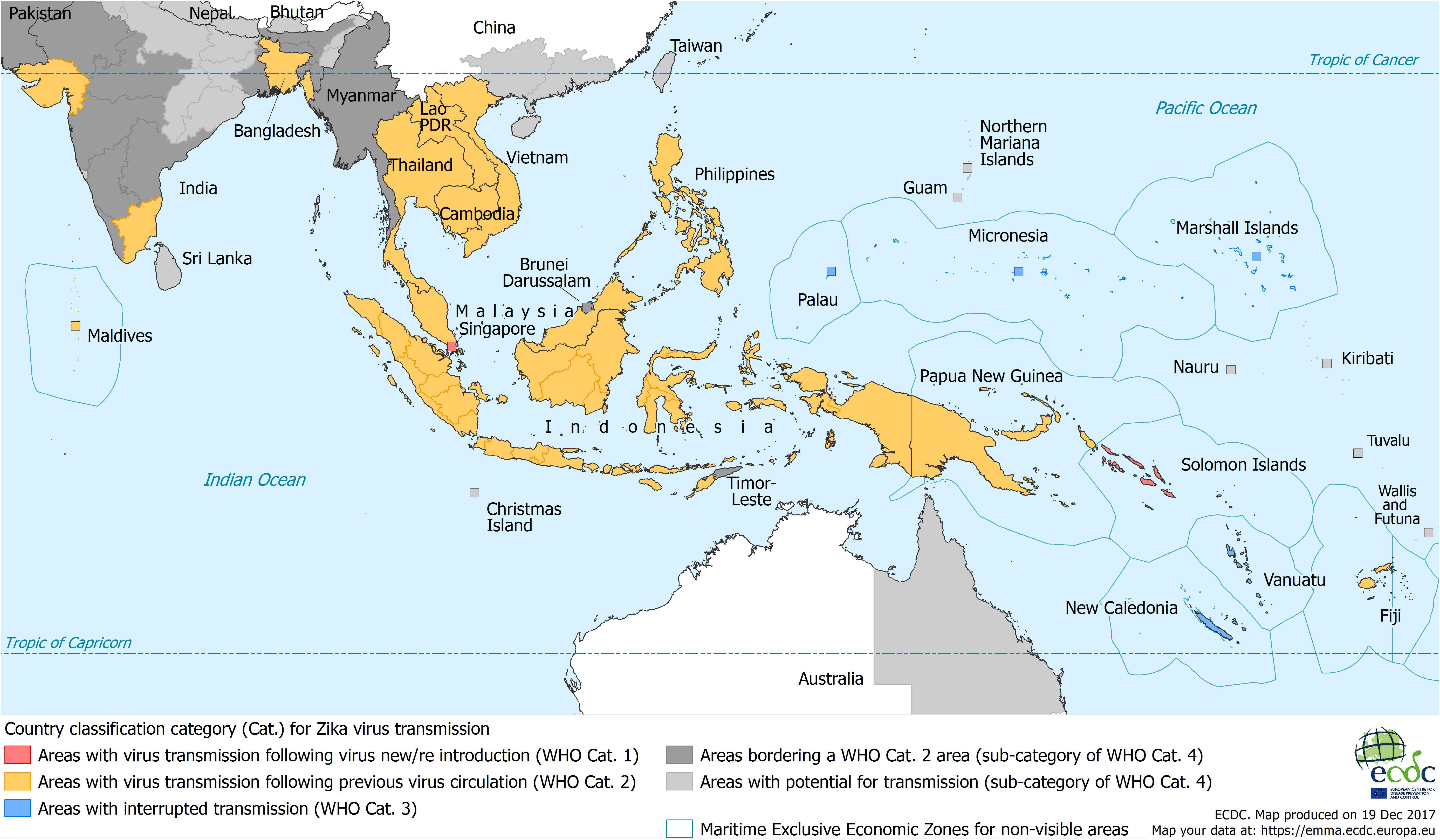 Zika transmission in South East Asia5550 x 3238