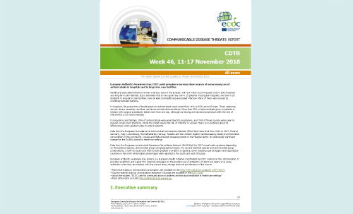 communicable disease threats report
