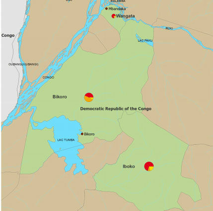 Ebola map