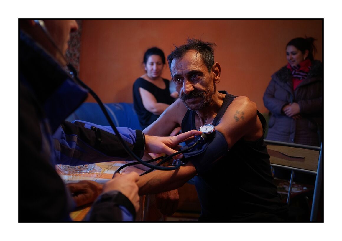 Beneficiary Eduard with general practitioner.