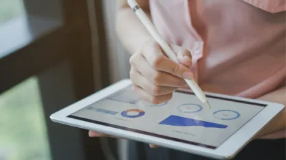 Tablet with data