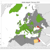 Aedes aegypti - current known distribution: February 2023