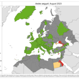 Aedes aegypti - current known distribution: August 2023
