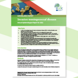 Invasive meningococcal disease - AER 2021 Cover