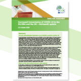 Cover of the report: Key aspects regarding the introduction and prioritisation of COVID-19 vaccination in the EU/EEA and the UK