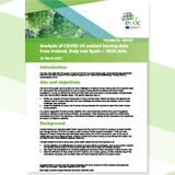Contact tracing data report from Ireland, Italy, Spain cover