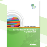cover of the report: "Evidence-based methodologies for public health"
