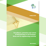 Cover of the report: Surveillance, prevention and control of leishmaniases in the European Union and its neighbouring countries