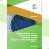 Cover of Survey protocol for the ECDC genomic-based survey of crAb