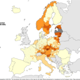 Notification rates of confirmed locally-acquired tick-borne encephalitis cases per 100 000 population, EU/EEA countries, 2022