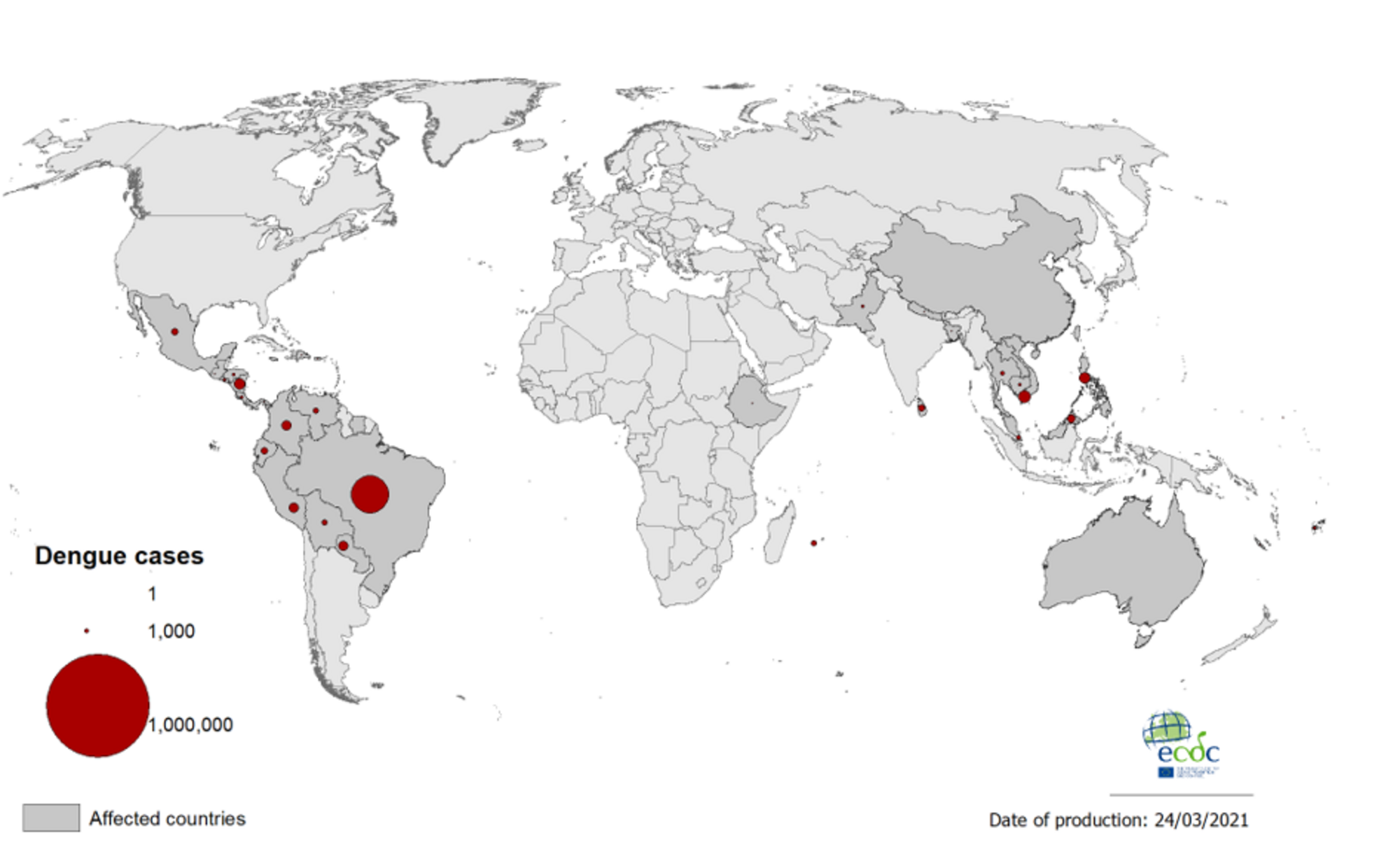 Dengue worldwide overview
