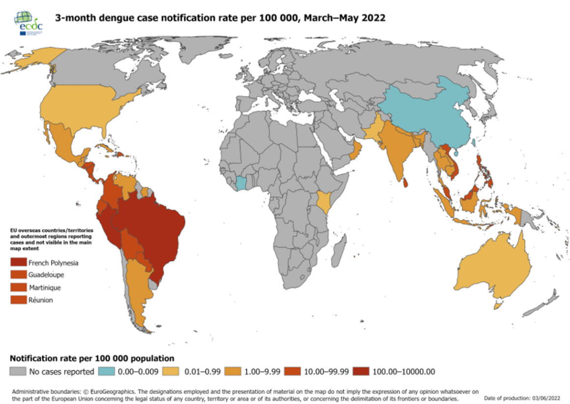 Dengue worldwide overview