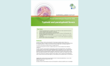 Cover of the AER on Typhoid and paratyphoid fevers for 2016 Thumbnail