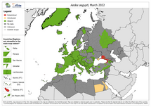 Aedes aegypti - current known distribution: March 2022