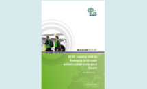 Cover of the mission report on the ECDC country visit to Romania to discuss antimicrobial resistance issues Thumbnail