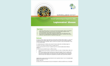 Cover for Legionnaires’ disease - Annual Epidemiological Report for 2016 Thumbnail