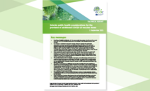 Cover of the report on Interim public health considerations for the provision of additional COVID-19 vaccine doses