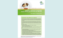 Cover of the RRA on hepatitis A outbreak in the EU/EEA, February 2017 Thumbnail