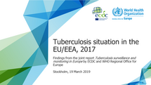 Cover of the presentation on TB in the EU/EEA, 2017 Thumbnail