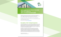 Cover for Call for application for Fellows in the ECDC Fellowship Programme EPIET and EUPHEM paths, EU-track (ECDC/Cohort 2019(2019-2021)-EPIET/EUPHEM) Thumbnail