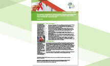 Cover of the report: "Pre-exposure prophylaxis for HIV prevention in Europe and Central Asia Monitoring implementation of the Dublin Declaration"