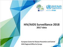 Image pf presentation cover for the HIV surveillance report 2018 Thumbnail