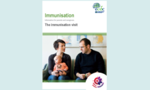 cover of the leaflet - The immunisation visit Thumbnail