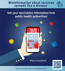 Poster 2: Countering online vaccine misinformation