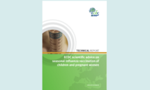 Cover of the report on seasonal influenza vaccination of children and pregnant women Thumbnail