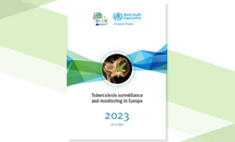 Cover of the report: "Tuberculosis surveillance and monitoring in Europe 2023"