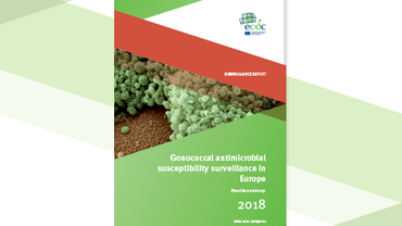 Cover of the report: "Gonococcal antimicrobial susceptibility surveillance in Europe, 2018"