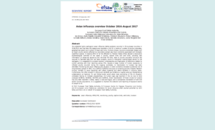 cover of the joint report on avian influenza, October 2017 Thumbnail