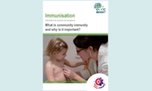 Cover of the leaflet - what is community immunity? Thumbnail
